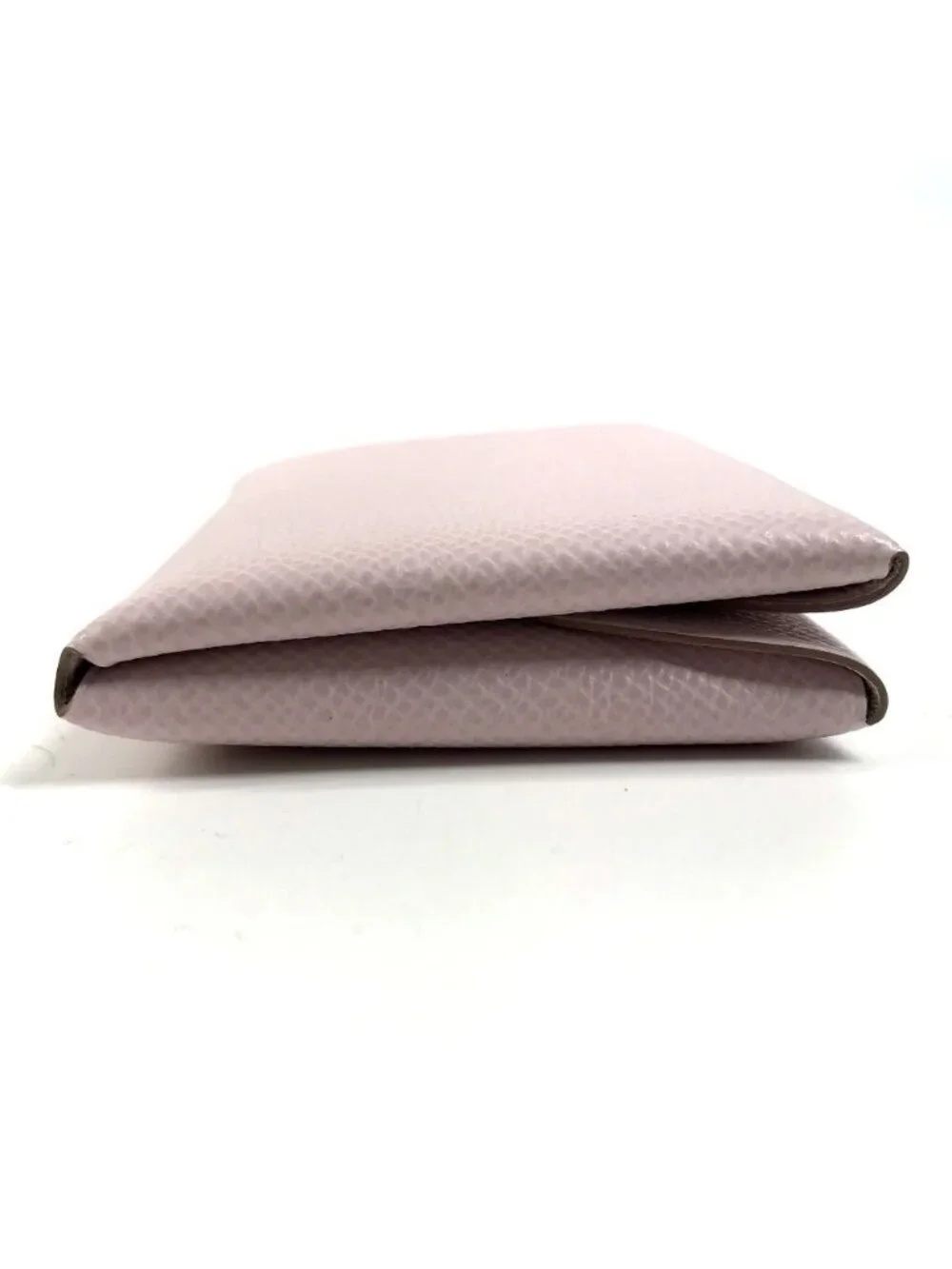 Hermes Bifold Wallet Calvi Duo Epsom Movpel Pink